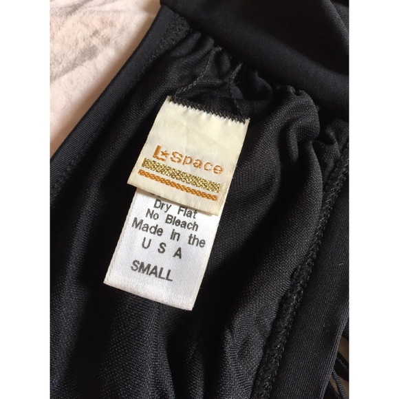 L SPACE fringe bandeau bikini top small - Picture 4 of 5